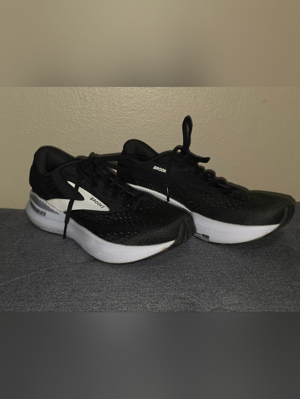Brooks Black and White Women's Running Shoes